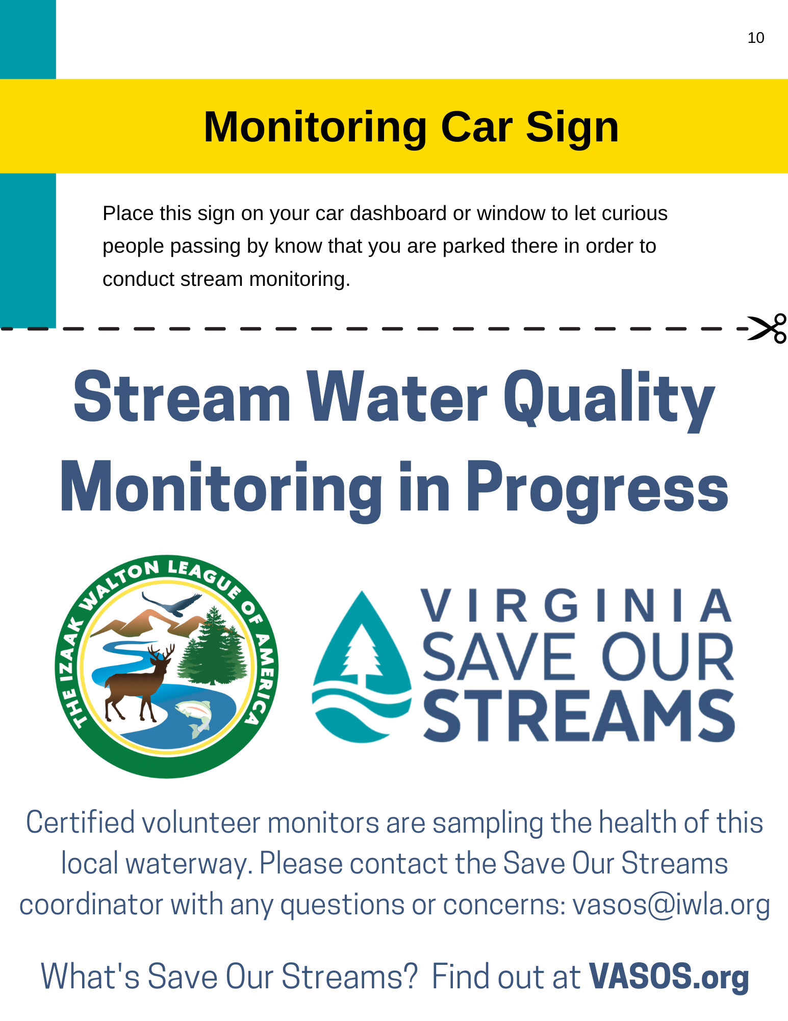 Monitoring Manuals And Guides – Virginia Save Our Streams